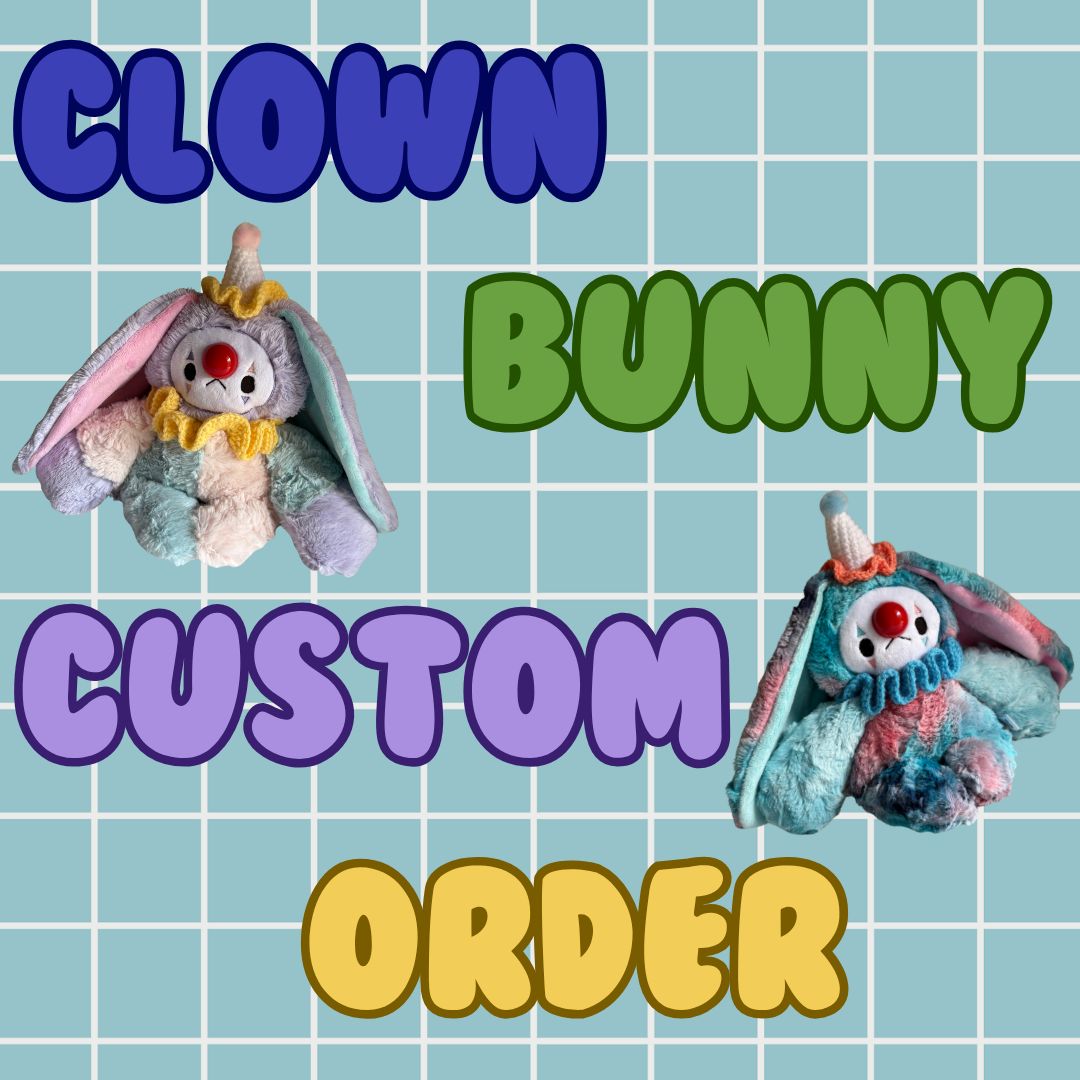 Clown Bunny Custom Order