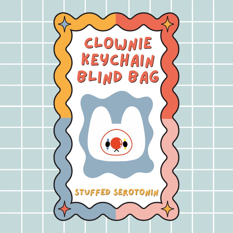 [PREORDER] Mystery Clownie Keychain Blind Bag