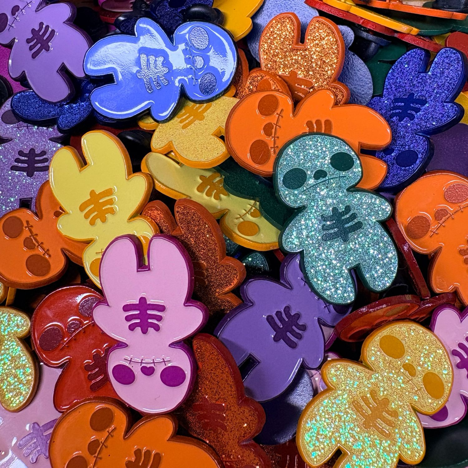 Mystery Gacha Skully Cutie Hard Enamel Pin