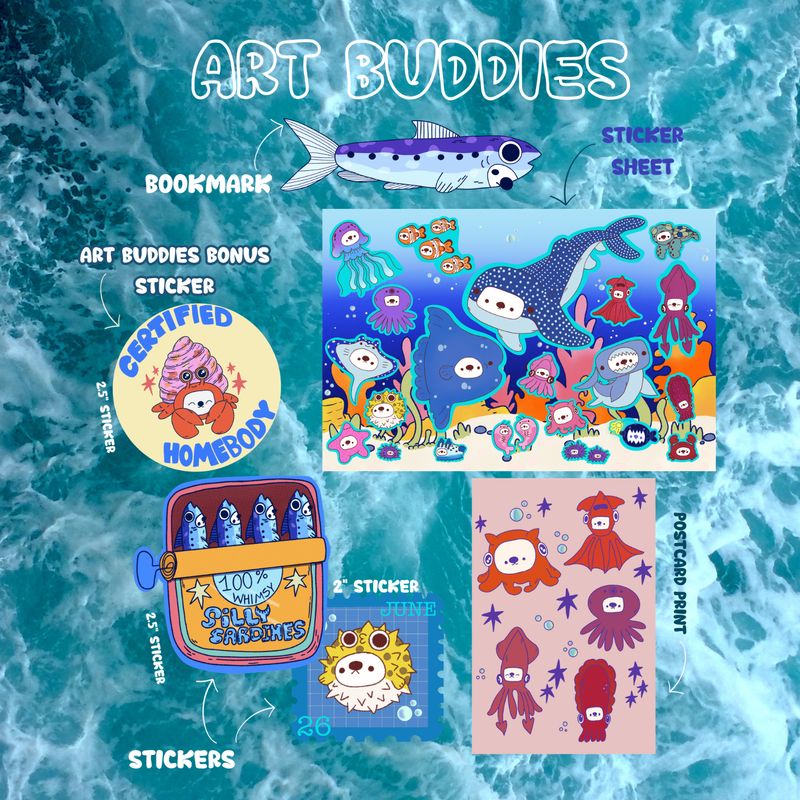 Art Buddies Club ⭐Monthly Subscription⭐