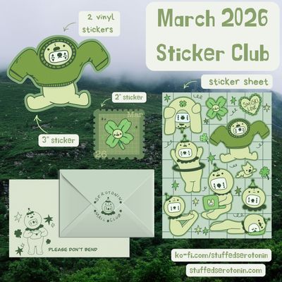 Sticker Club ⭐Monthly Subscription⭐