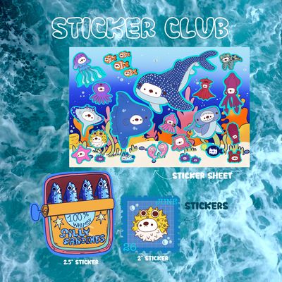 Sticker Club ⭐Monthly Subscription⭐