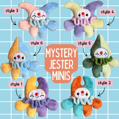 [PREORDER] Mystery Jester Mini Plush (or keychain)