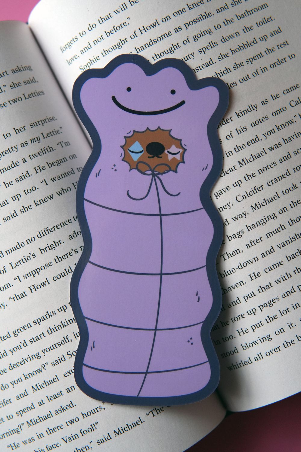 Sleeping Bag Clown Cutie Bookmark