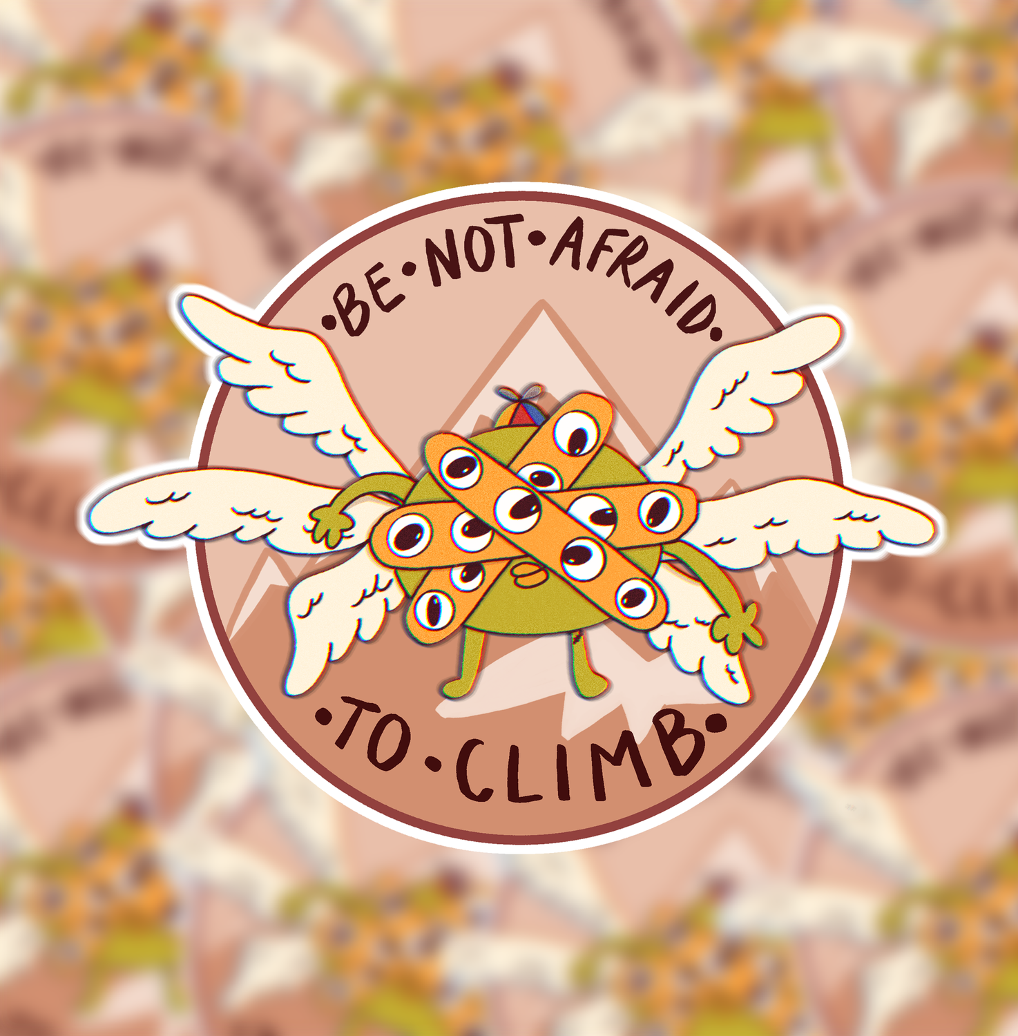 Be Not Afraid Bing-Bong Sticker