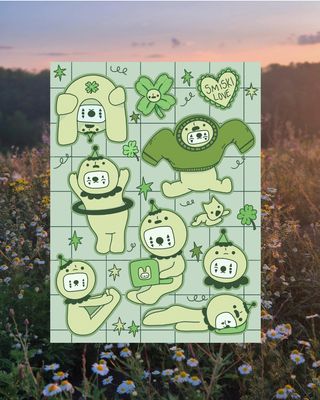 Clownski Sticker Sheet