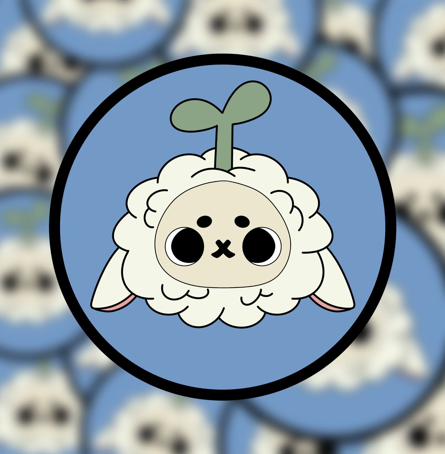 Sheep Sprout Sticker