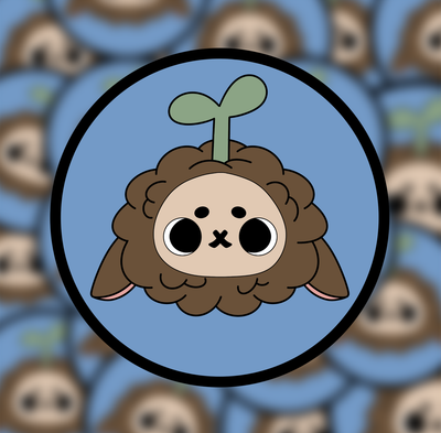 Sheep Sprout Sticker