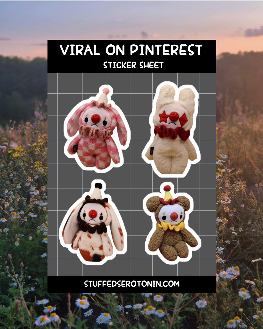 Viral on Pinterest Sticker Sheet