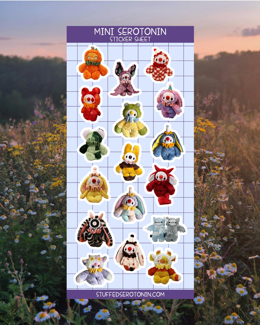 Mini Serotonin Sticker Sheet
