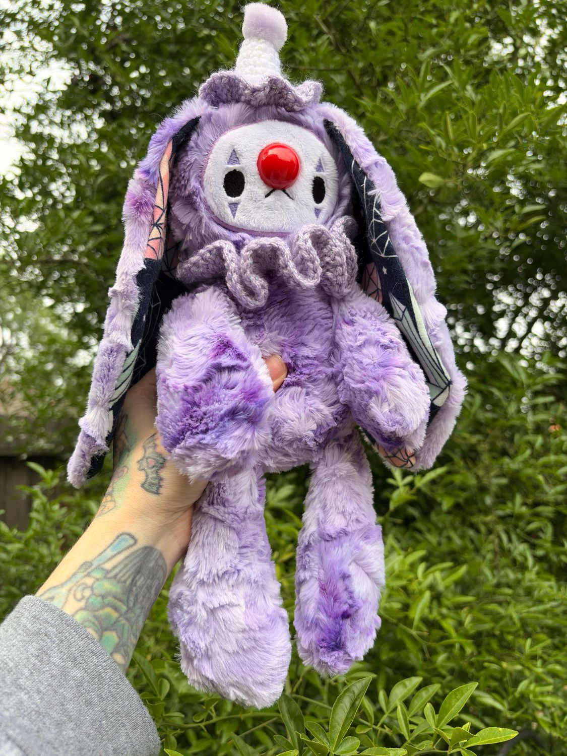 Paxton the Sitting Clown Bunny