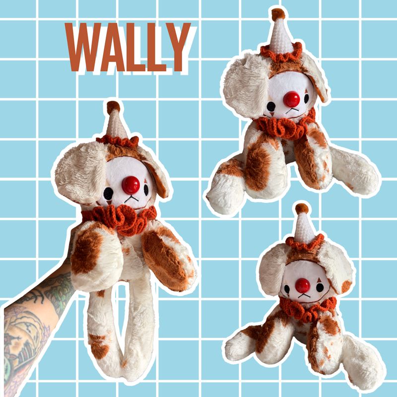 Wally the Sitting Clown Pup