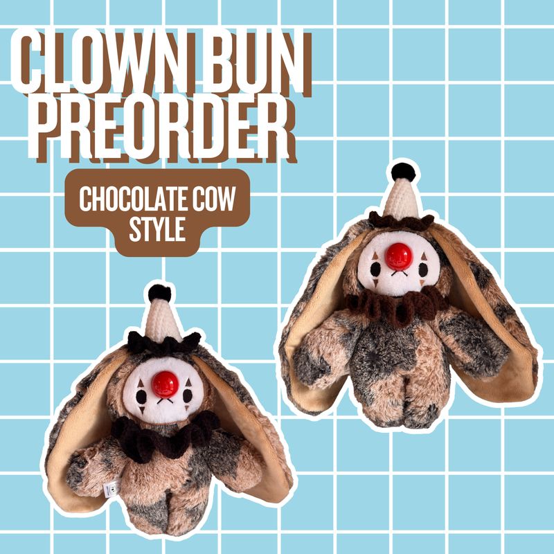 [PREORDER] Clown Bun- Chocolate Cow Style