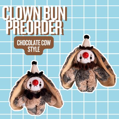[PREORDER] Clown Bun- Chocolate Cow Style