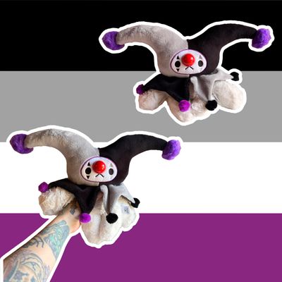 Asexual Pride Jester Plush