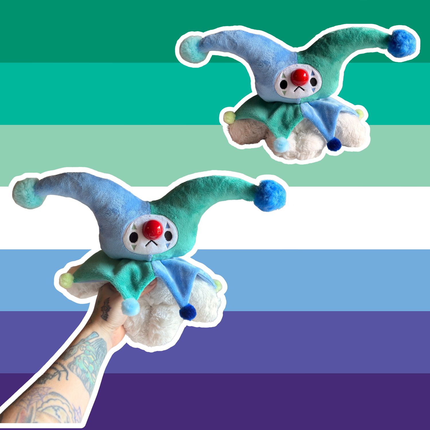 MLM Pride Jester Plush
