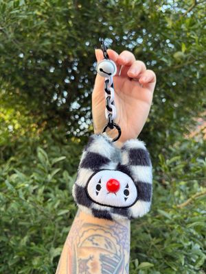 Checkered Clownie Keychain