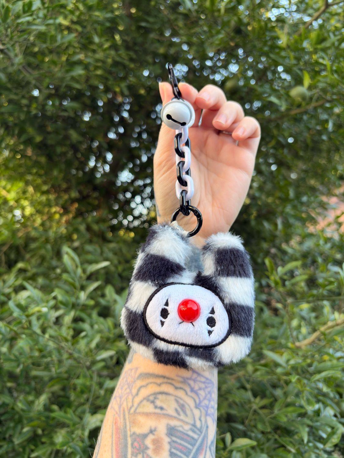 Checkered Clownie Keychain