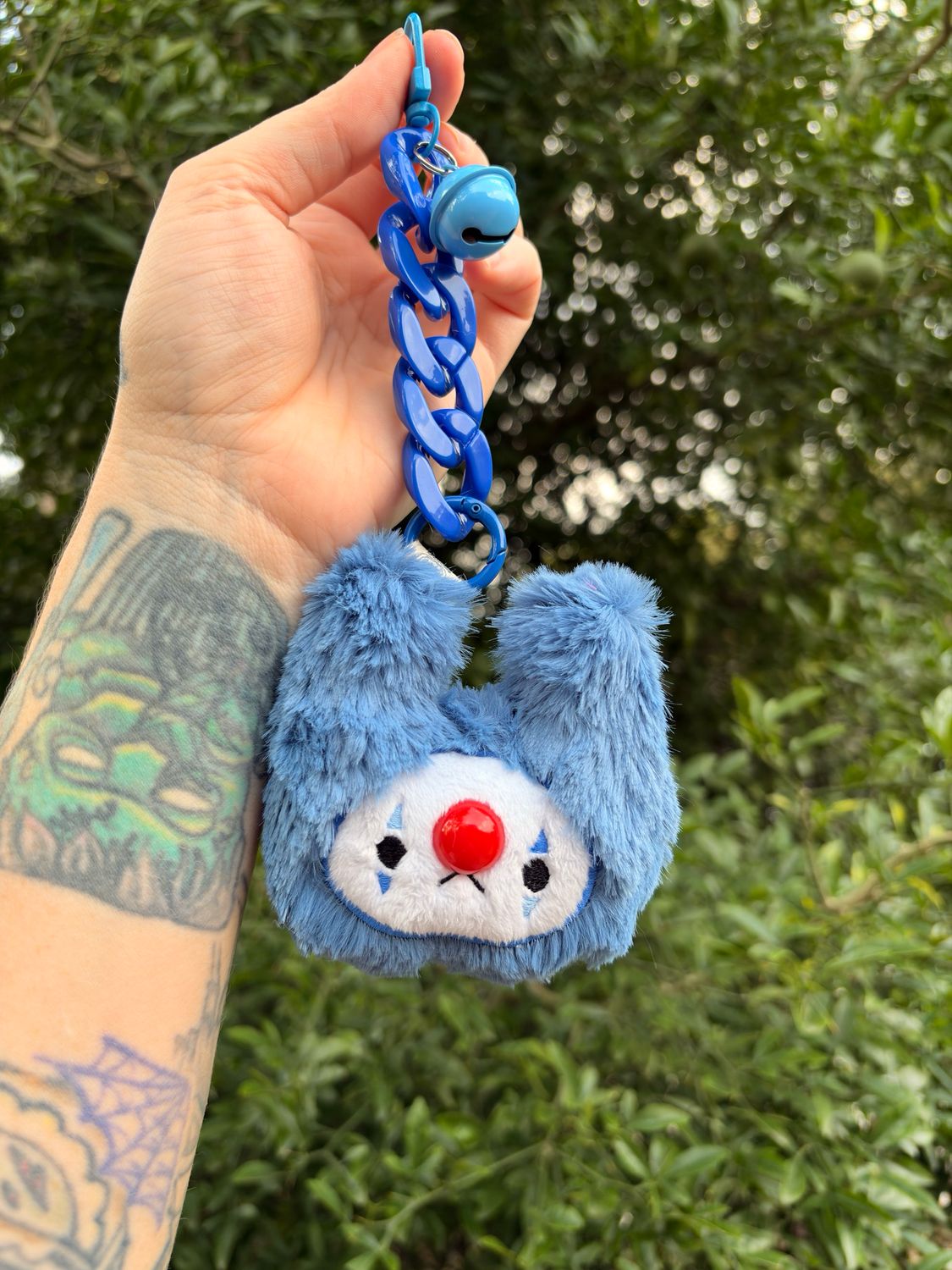 Blue Clownie Keychain