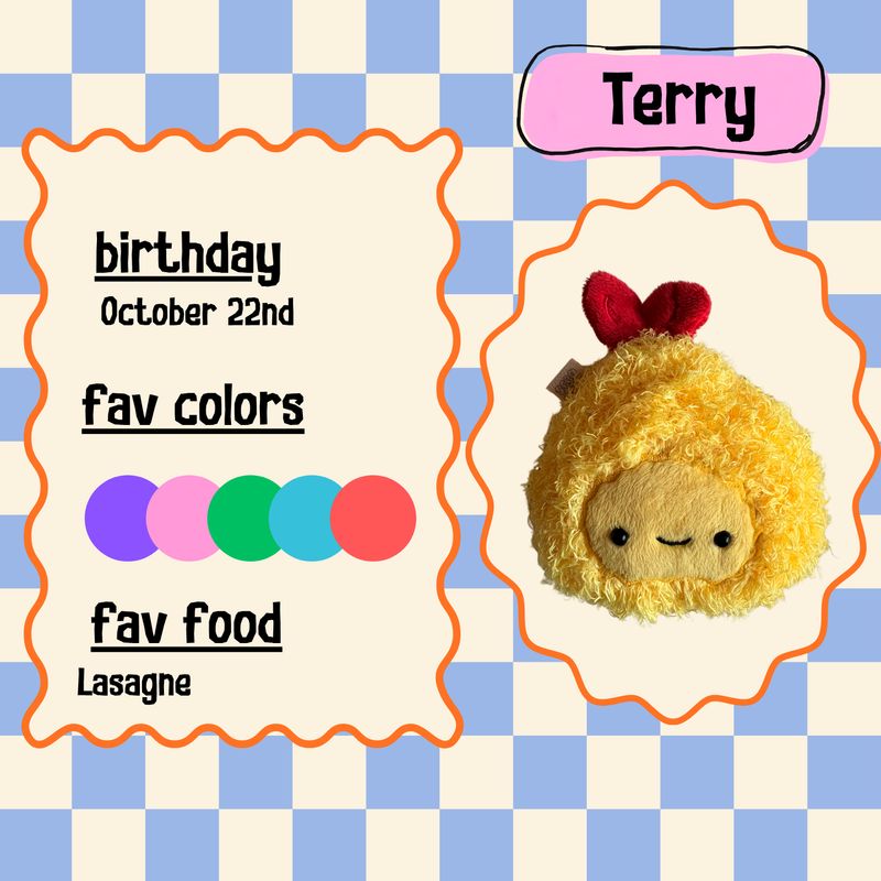 Terry the Shrimp Tempura Peppy Pal