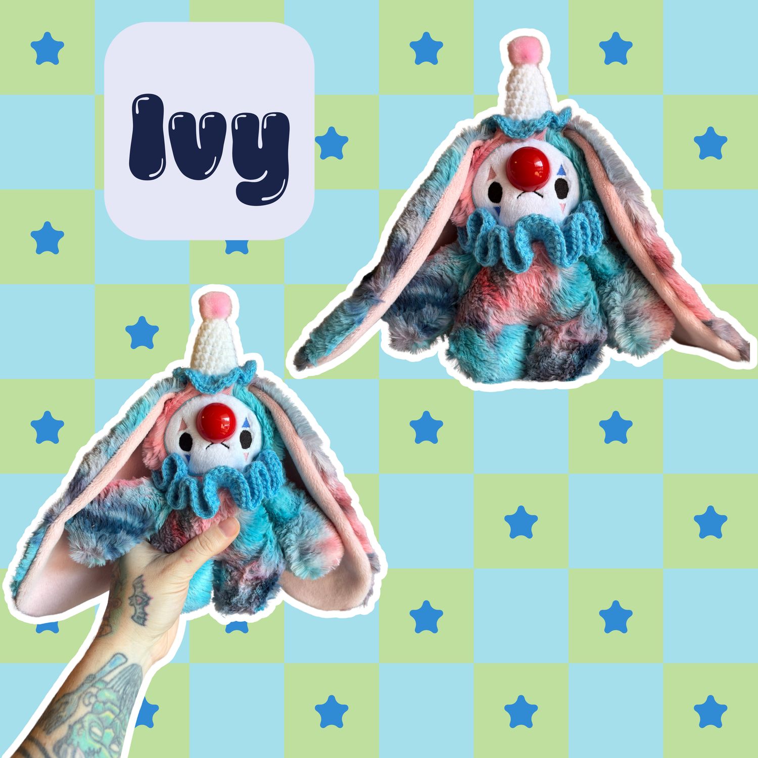 Ivy the Clown Bun