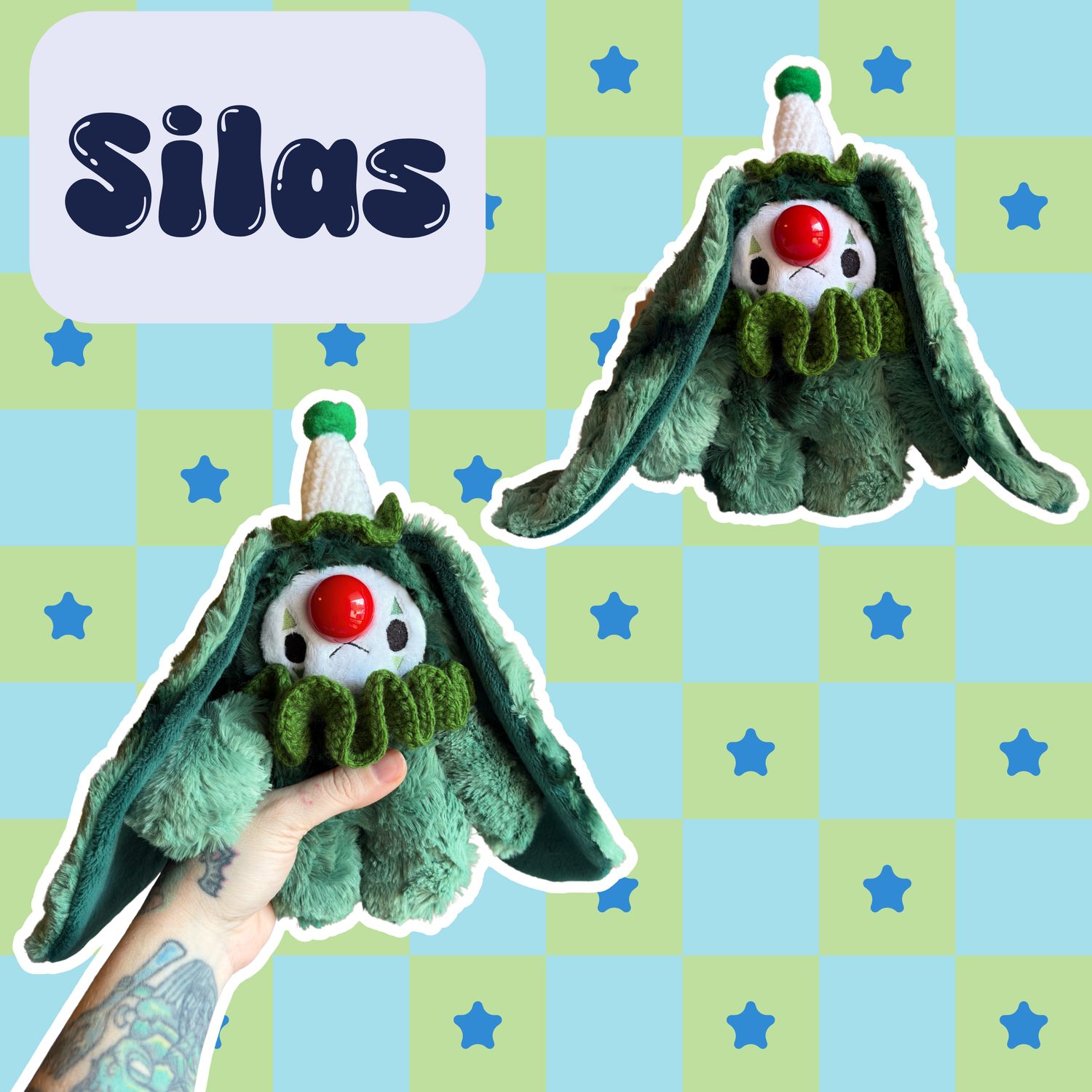 Silas the Clown Bun