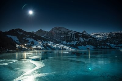 Wägitalersee gerahmt 80x50x4cm (verkauft kann bestellt werden)