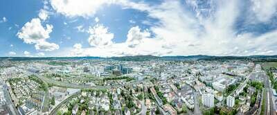 Leinwandprint Zürich Nord 110x42x2cm