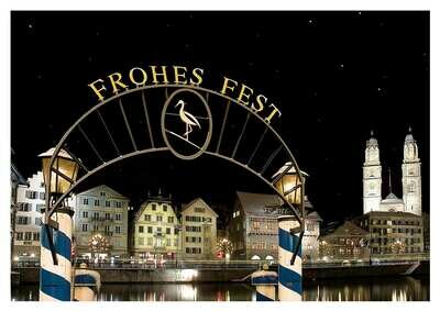 Weihnachtskarte "Frohes Fest"
