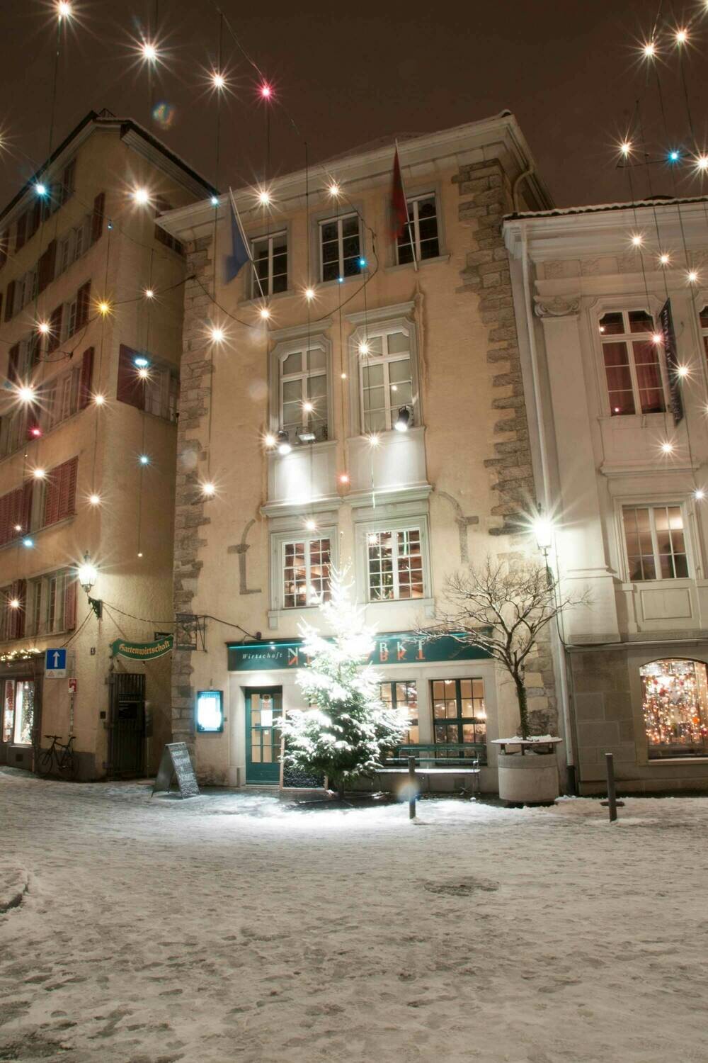 Weihnachtskarte "Restaurant Neumarkt"