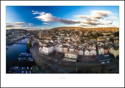 Limmatquai Hechtplatz Aerial von Alex Tseli