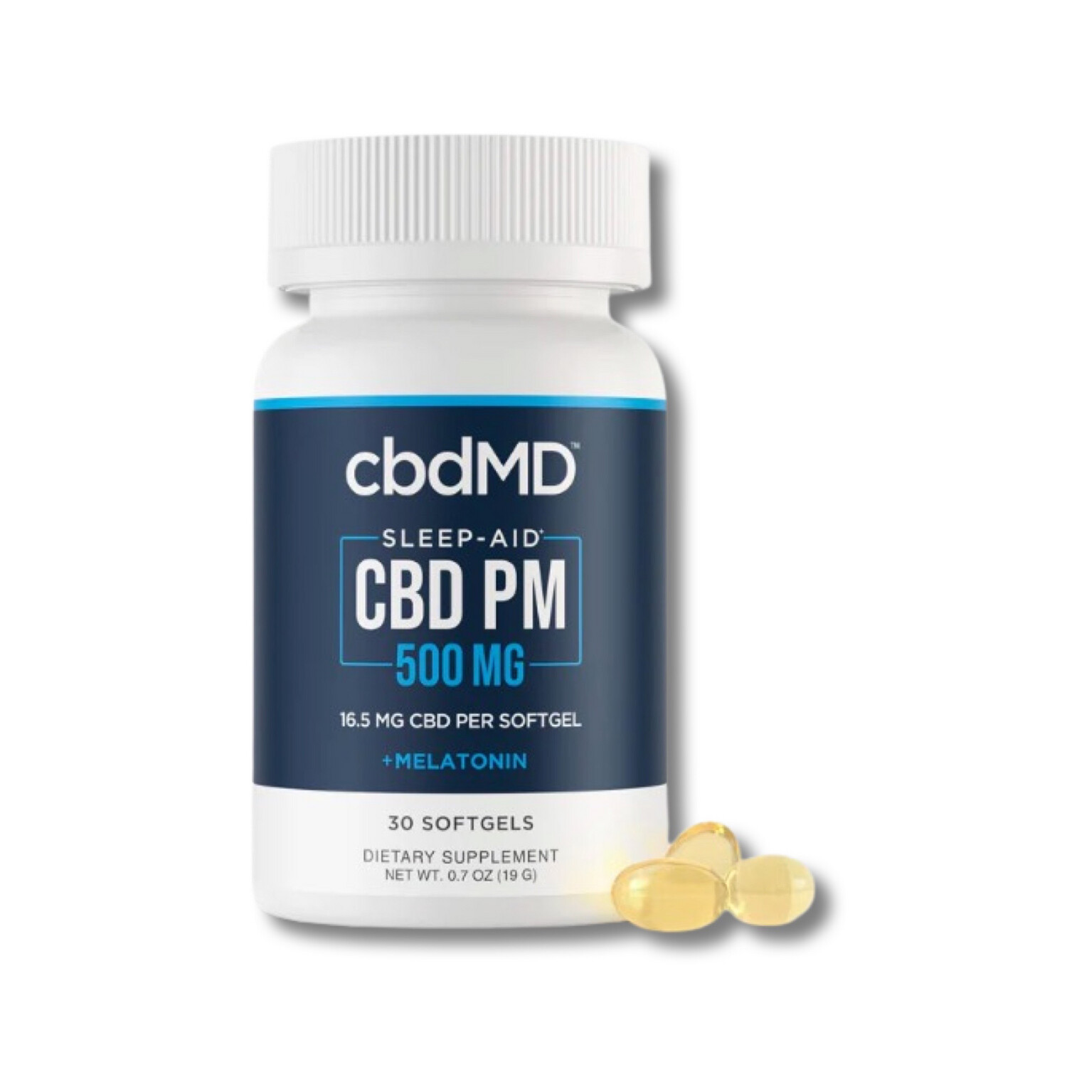 CBDMD PM Sleep-Aid Softgel - 500mg - 30 count
