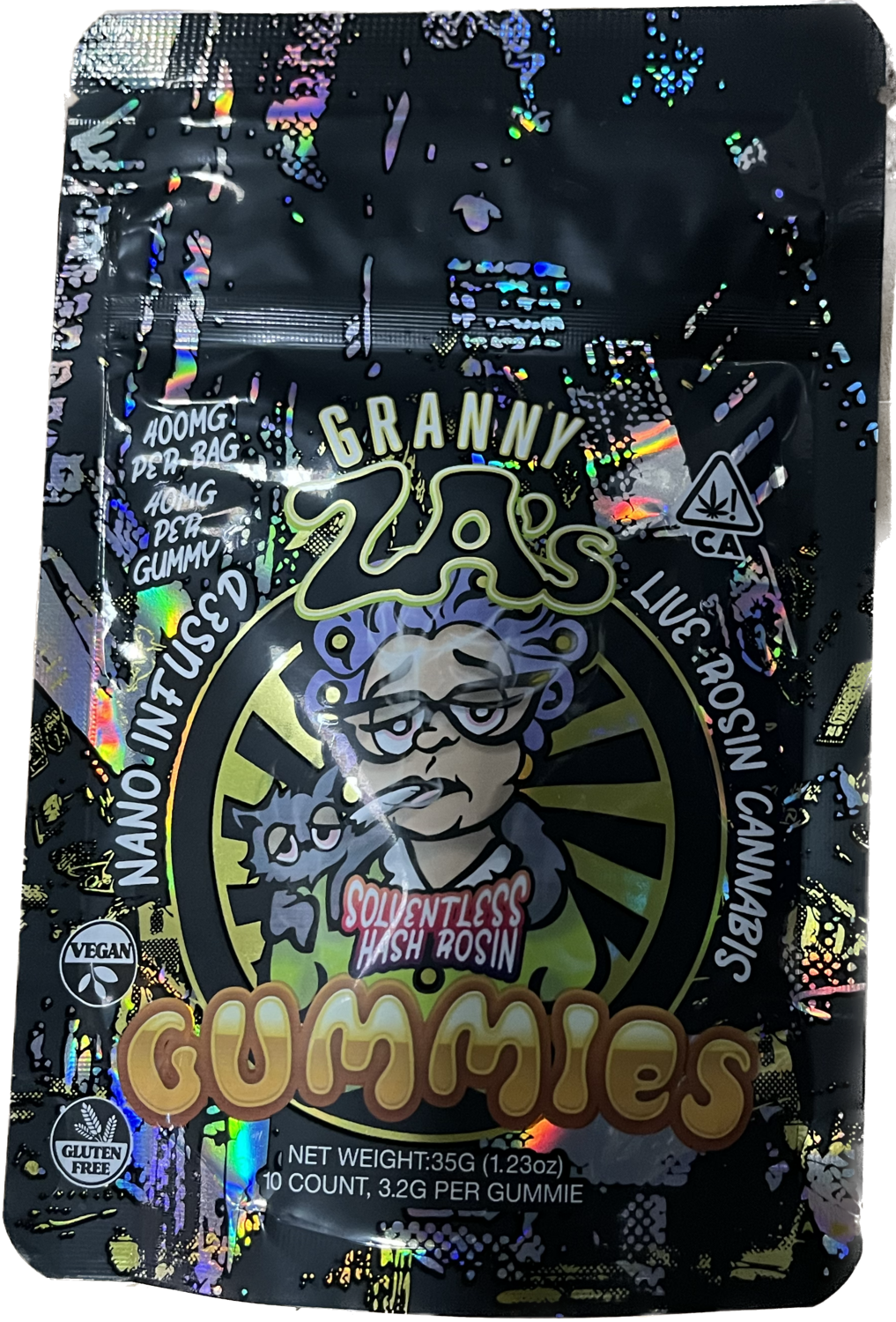 Granny Za's Rosin Gummy 40MG | 400MG