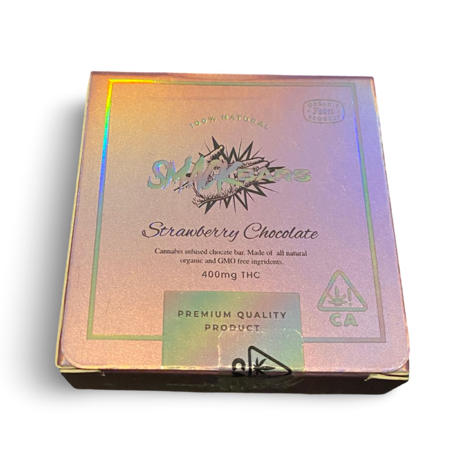 Smack Bars 100MG | 400MG, Flavor: Strawberry Chocolate