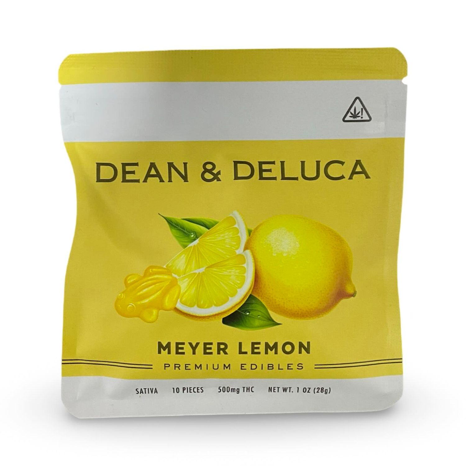 Dean & Deluca Gummies 50MG | 500MG, Flavor: Meyer Lemon - Sativa