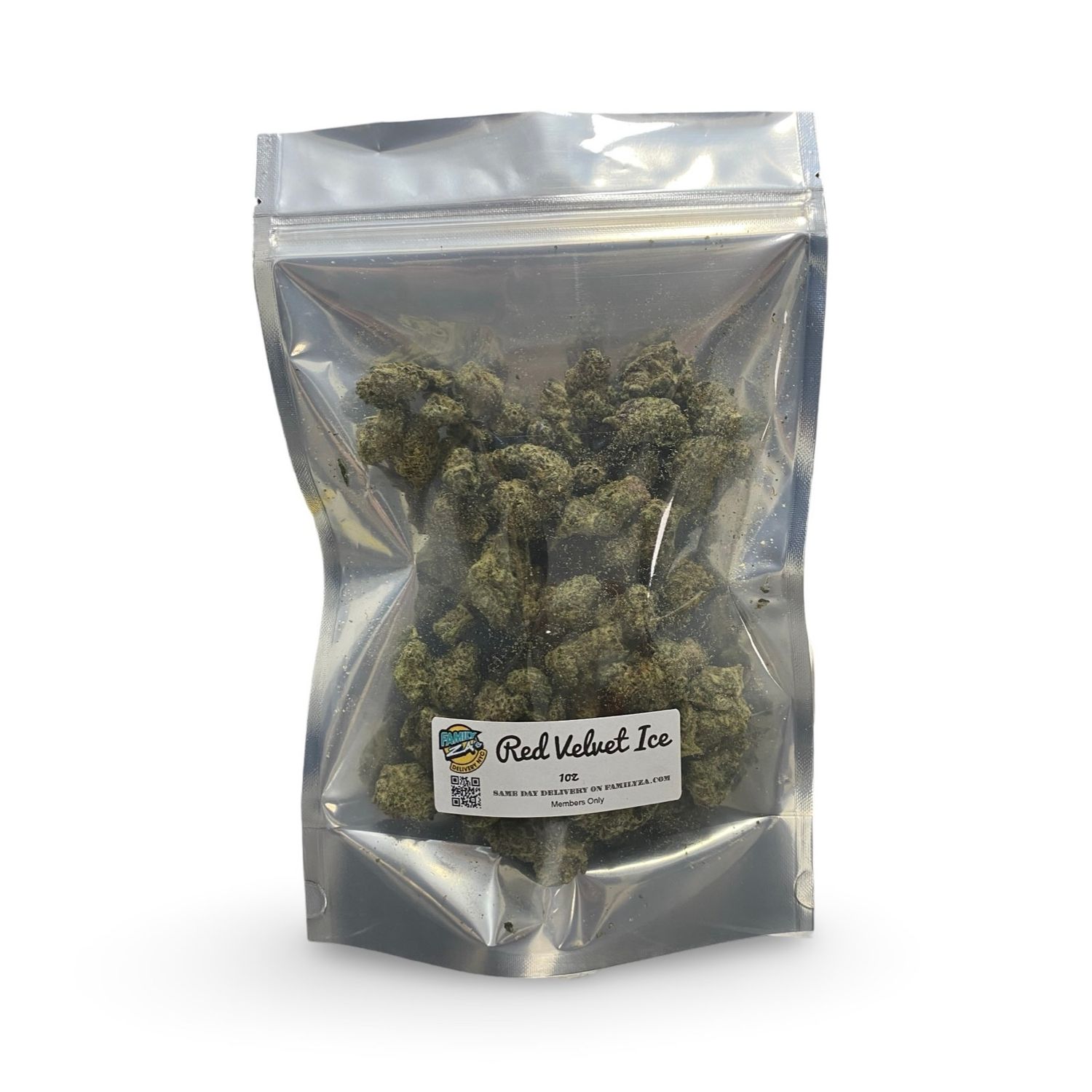 Red Velvet Ice Strain Ounce Picture For Family Za's, The Best Weed Delivery Service In NYC