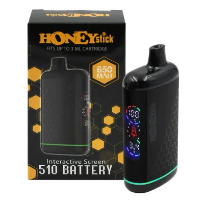 Honeystick Digital Interactive 510 Thread Vape Battery