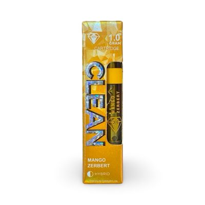 Clean Carts Vape Cartridge – Premium Liquid Diamonds Live Resin 510 Thread Mango Zerbert