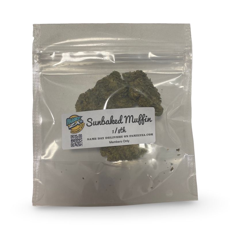 Sunbaked Muffin Strain in 8th Bag for Fast Delivery in NYC