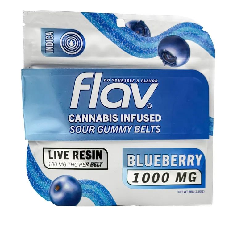 Flav Live Resin Sour Gummy Belts 
