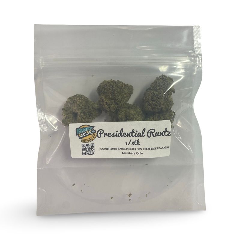 Presidential Runtz 8th by Family Za's Weed Delivery