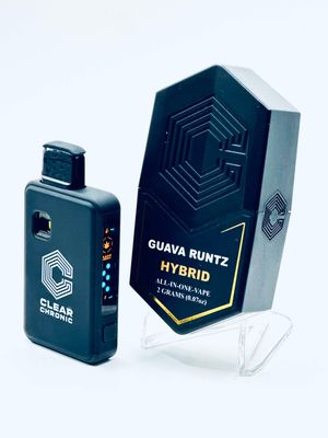Clear Chronic Disposable Vape V2 | Guava Runtz | Hybrid | 2 Grams