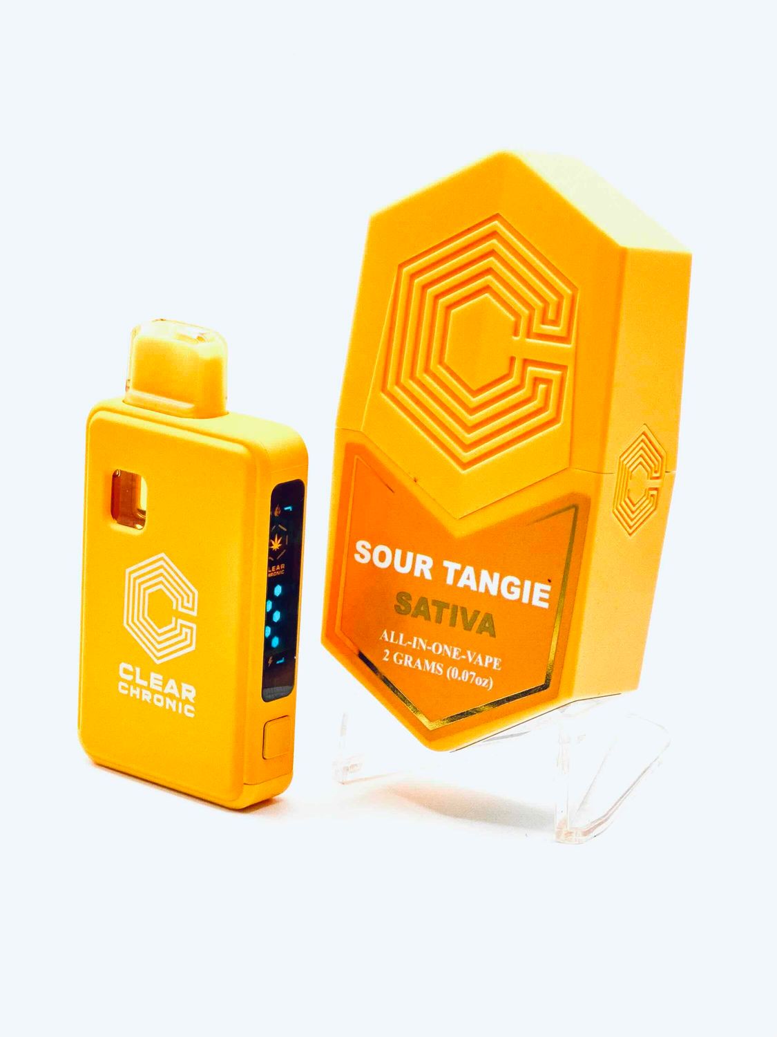 Clear Chronic Disposable Vape V2 | Sour Tangie | Sativa | 2 Grams