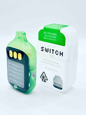 Boutiq Switch V5 Liquid Live Diamonds | Lime Haze Sativa | Slimeade Indica | Starfruit Hybrid | 2G