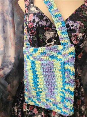 Blue and Yellow Tote Bag