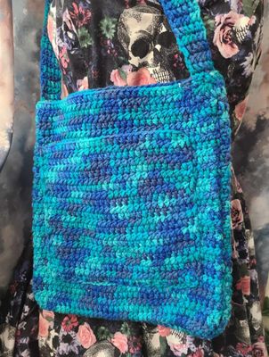 Blue Tote Bag