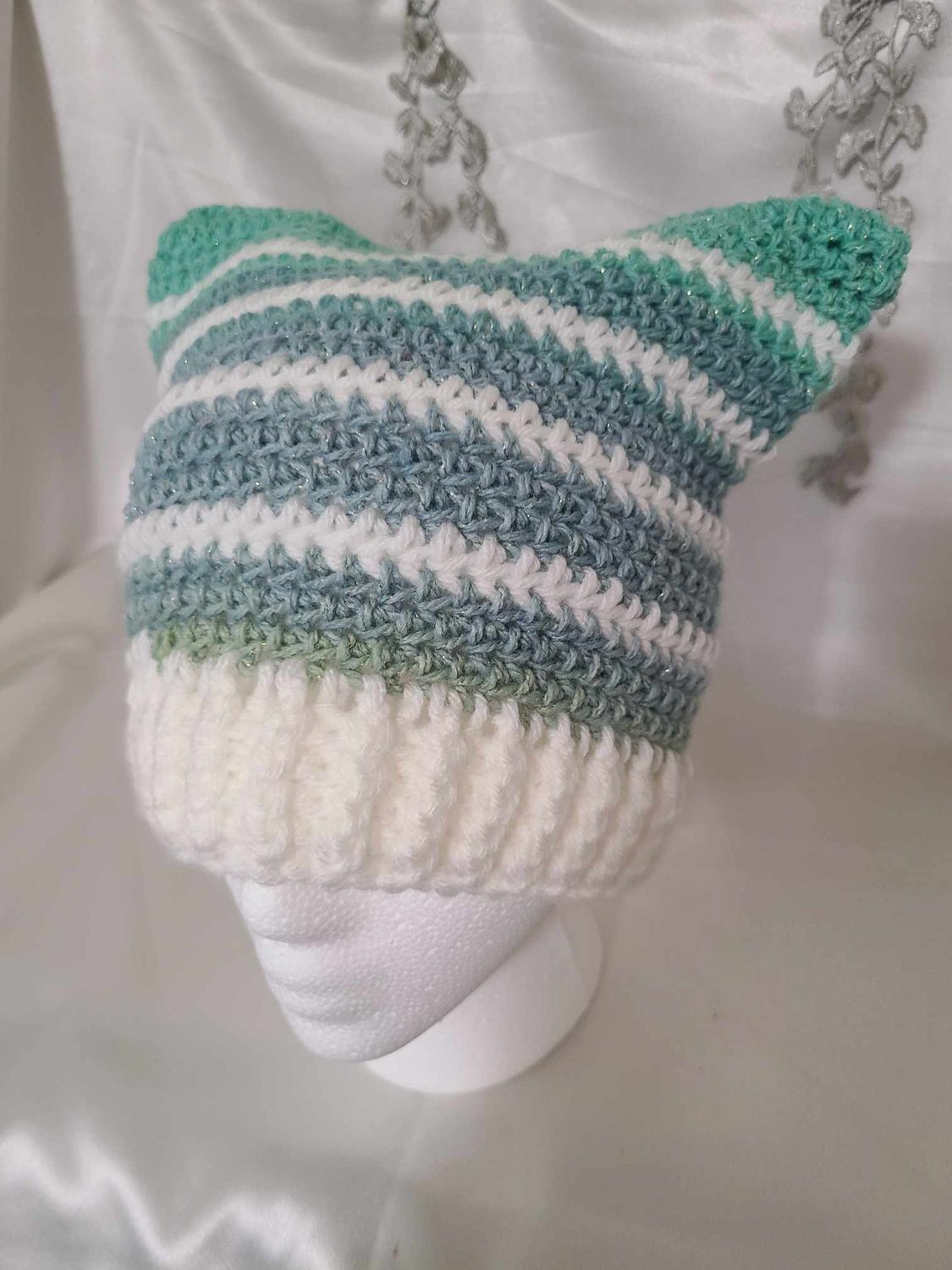 Green with White