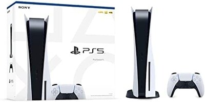 2022 Newest Playtation Gaming Console PS.5 Disk Edition, AMD Ryzen Zen 8 Cores, 16GB GDDR6 RAM, 825GB SSD + One Wireless Controller + w/MarxsolController Charging Dock