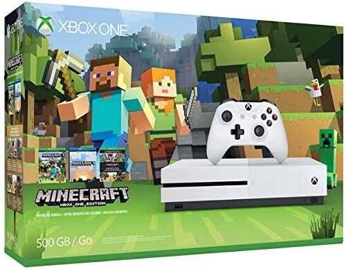 Xbox One S 500GB Console - Minecraft Bundle 