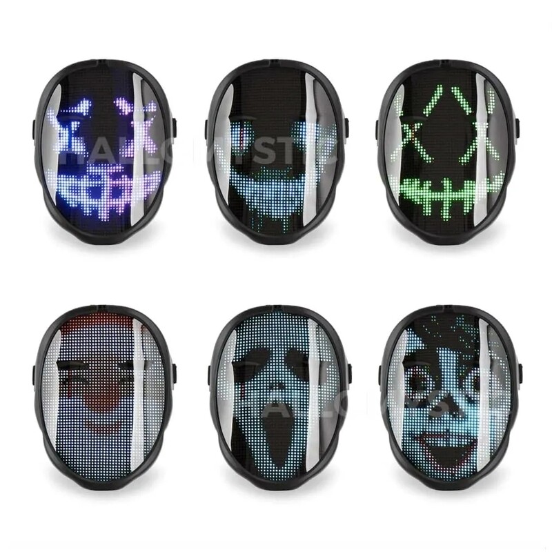 LED Face Changing Mask